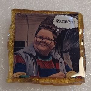 Delightful Derek Stranger Things Handmade Art Pin